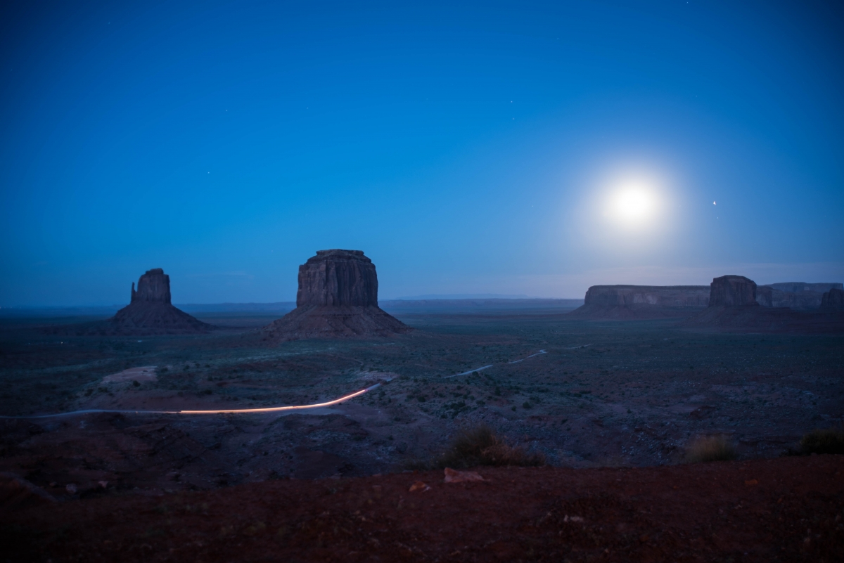 Monument Valley - Before Sunset - Venus & Mercury - 20160521   